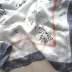 Imprimé allover foulard oiseaux
